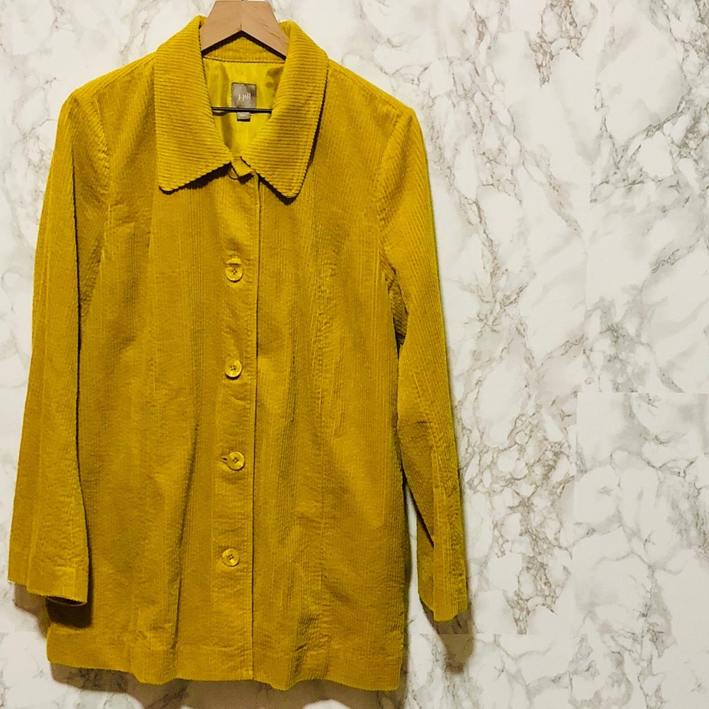 J. Jill Mustard Yellow Jacket